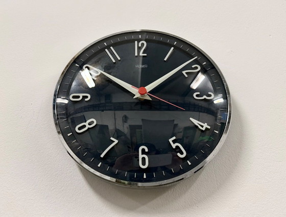 Image 1 of Orologio da parete vintage blu scuro di Metamec, anni '70