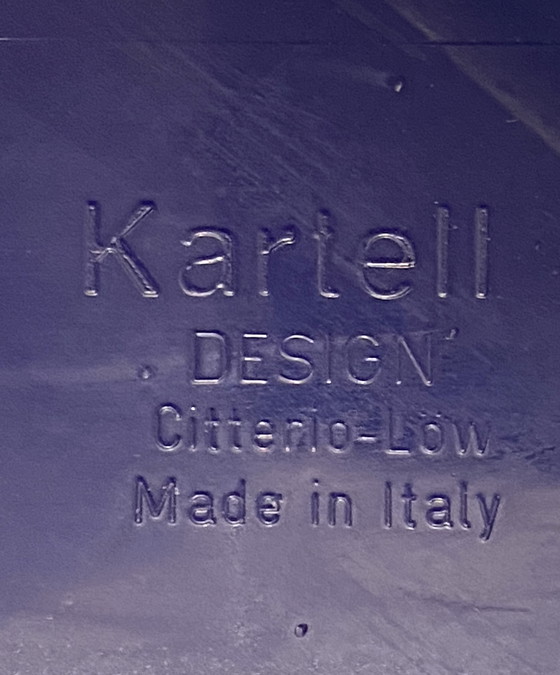 Image 1 of Caisson de rangement Mobil – 3 tiroirs bleu cobalt – Kartell, 1993 (Première édition)