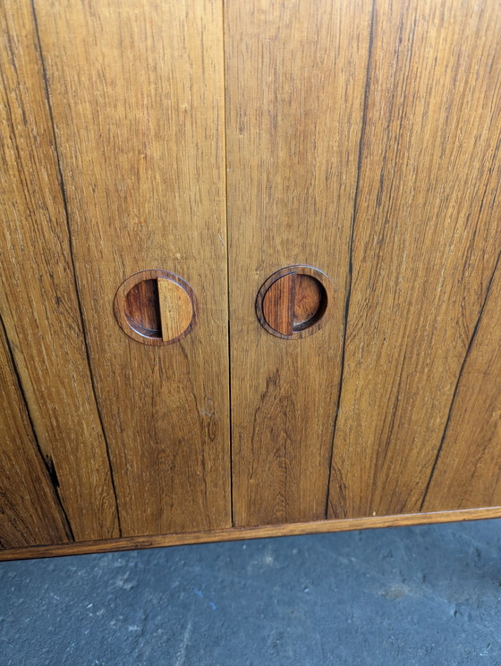 Image 1 of Meuble bar/plateau vinyle vintage danois - HG Furniture
