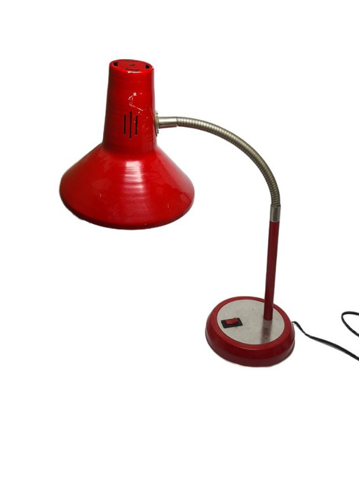 Postmodern Polish Bedside Lamp in Glass and Metal, 1980s – tafellampen (photo 2 of 8)