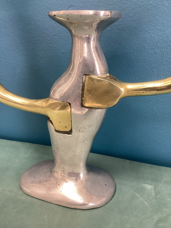 Image 1 of David Marshall Original Candlestick Brutalist Design