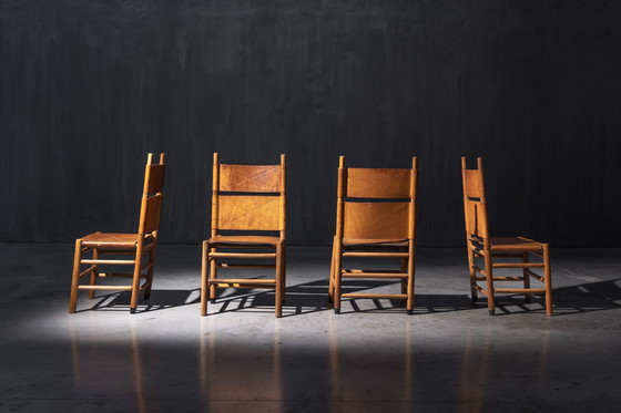 Image 1 of Sedie Kentucky di Carlo Scarpa per Bernini, Italia, anni '80