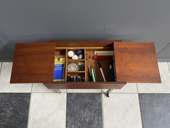 Image 1 of Teak Sewing Box by Opal 1970s