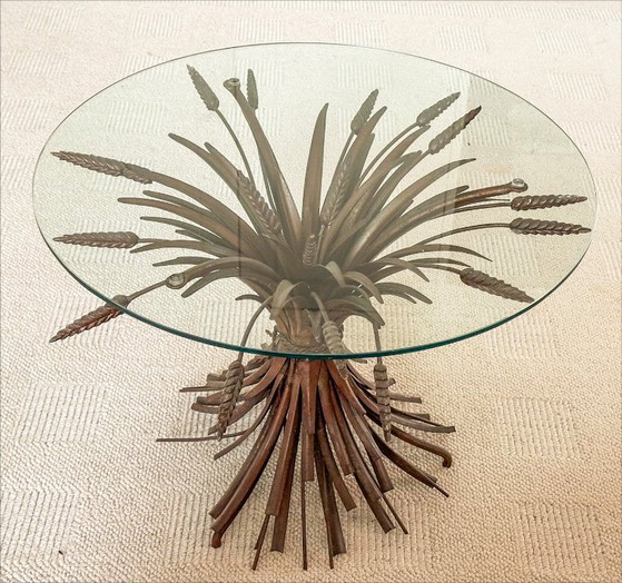 Wheatsheaf Coffee Table Hollywood Regency Ø55cm – Tavolini da caffè, Ottone, Metallo (photo 5 of 5)