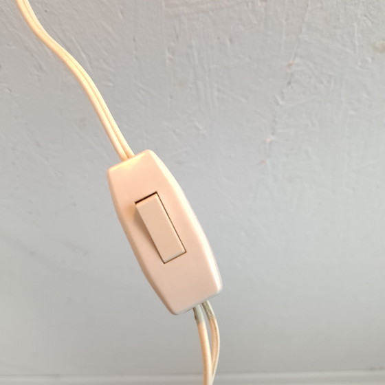 Image 1 of 2x vintage wall lamp bedside lamp orange/red Herda 70s