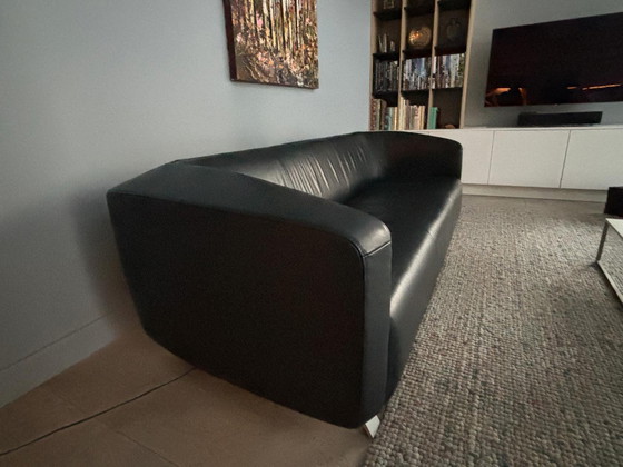 Image 1 of Divano Rolf Benz 6000 blu scuro 3 posti