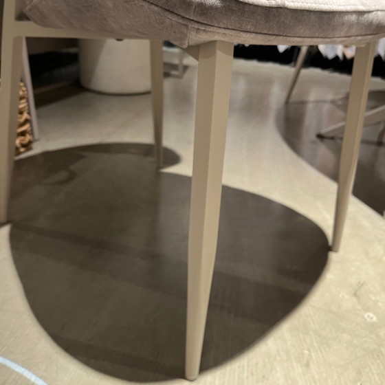 Gomba Fabric Goldy Clay Set of 4 – Pronto Wonen, Dining chairs, Plastic, Textile (photo 3 of 3)