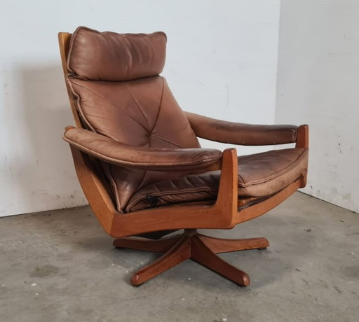 Fauteuil inclinable du milieu du siècle de Söda Galvano