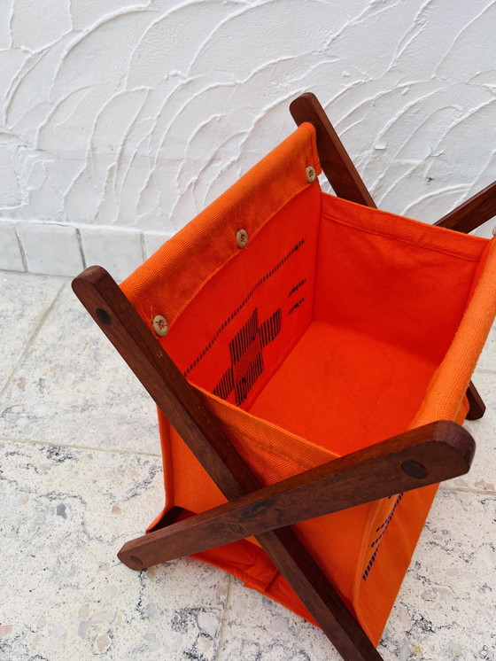 Image 1 of Porte-revue en tissus vintage 