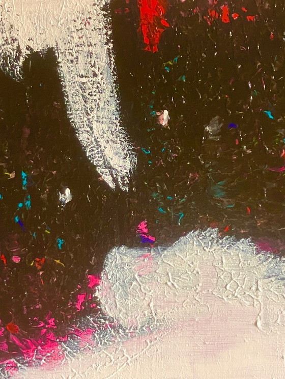 Image 1 of Cuadro Besarse o pelearse by EllesBB