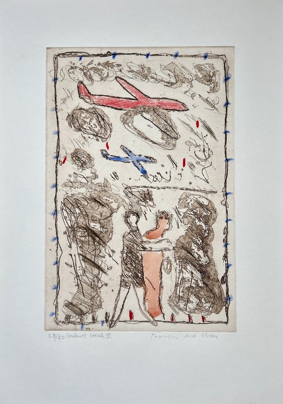 Image 1 of Radierung Dominique Chan - Lokale Farbe V