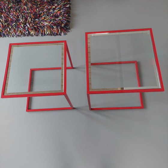 Image 1 of Set of 2 80s side tables