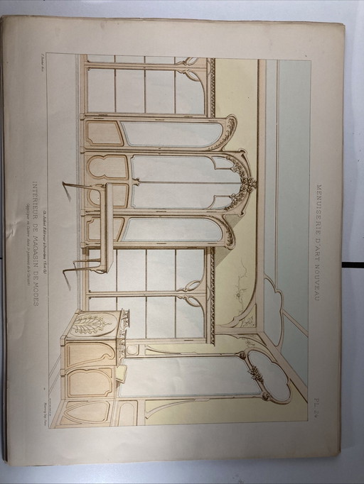 20 auténticos diseños de carpintería Art Nouveau