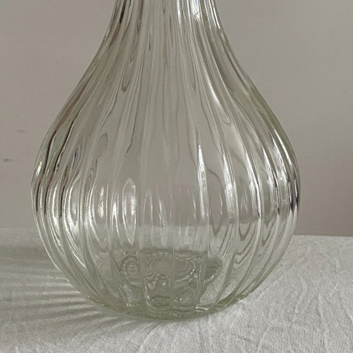 Vintage 1970s crystal decanter.