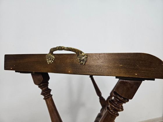 Eclectische Bijzettafel met Afneembaar Dienblad, 19e eeuw (photo 16 of 16)