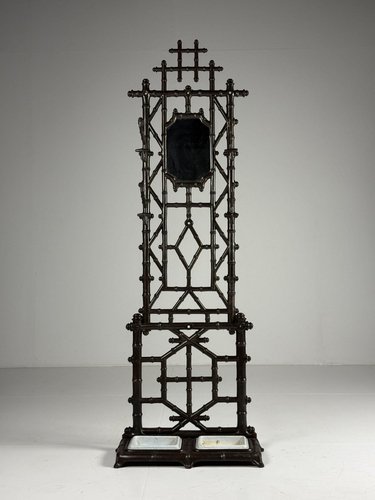 Antique Faux Bamboo Coat Rack in Cast Iron, 1890 – kapstokken