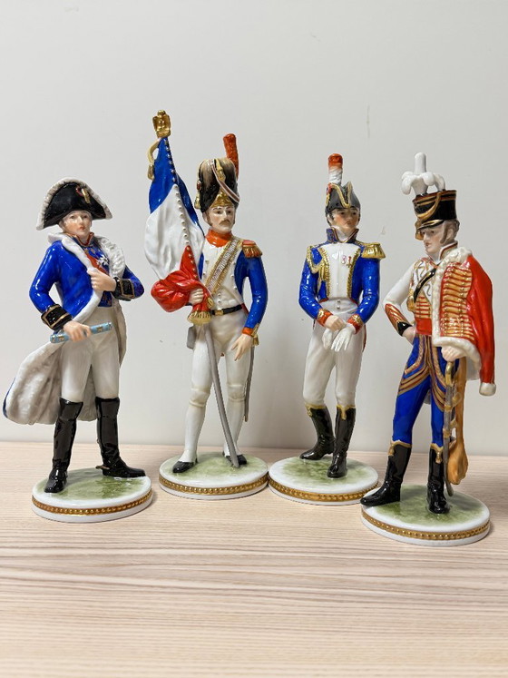 AK Kaiser - Napoleon's Marshals - Glazed Porcelain - 1970s, Sculpture, Blue (photo 15 of 15)