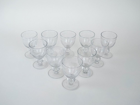 Image 1 of Set di bicchieri da champagne a bolle, design italiano, anni '70, produzione: Italia