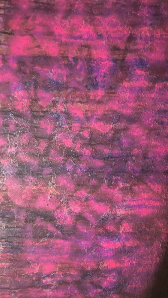 Image 1 of Rotan Hunt "Pink Aware" Murale UV a luce nera
