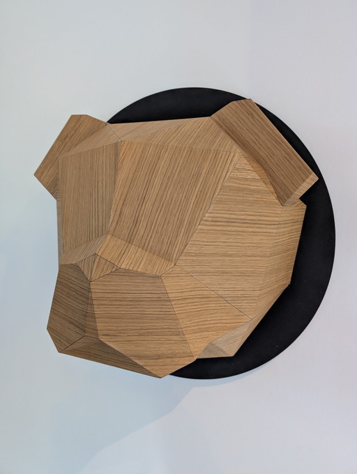 3D Geometric Wall Decoration Dog