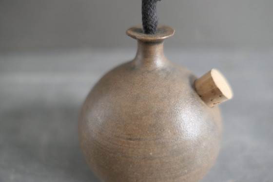 Image 1 of Vintage set van 3 keramiek olielampen