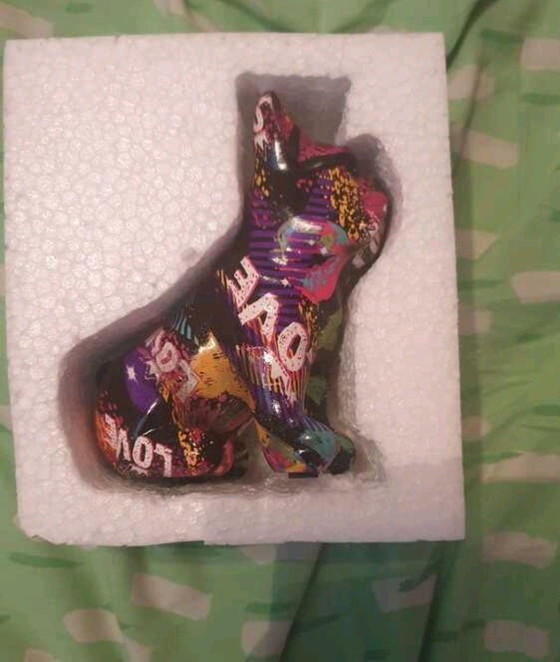 Image 1 of Resin dog statuette