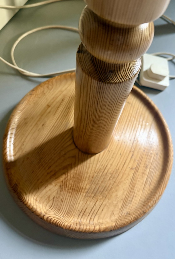 Image 1 of Rare pine floor lamp by Solbackens Svarveri (70s)