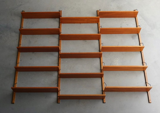 Image 1 of Estantería de pared danesa de mediados de siglo, Poul Cadovius para Cado, 1960