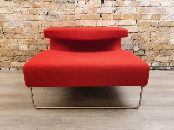 Moroso Low Seat Element, Tessuto rosso | Patricia Urquiola, Poltrone, Tessile, Metallo, Modern (foto 3 di 7)