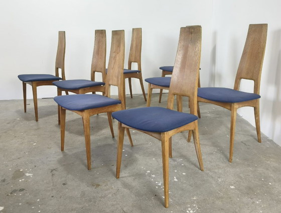 Image 1 of Vintage eetkamerstoelen van Ernst Martin Dettinger