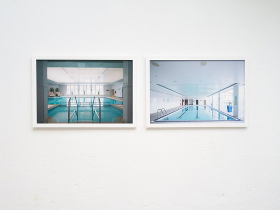 Image 1 of Empty Swimming Pool — color framed photograph 70x100cm