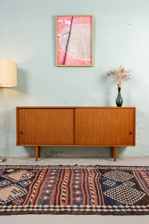 Vintage teak sideboard chest of drawers Mid Century 60s Danish