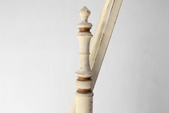 Image 1 of Mid Century - Miroir de coiffeuse en bois français de style baroque
