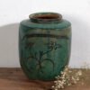 Jarrón asiático antiguo con detalles florales (c.1820) #14 – Jarrones (photo 9 of 40)
