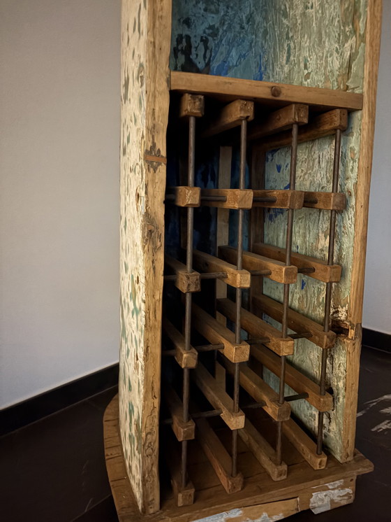 Image 1 of Portabottiglie a forma di barca, ricavato da una vera barca da pesca