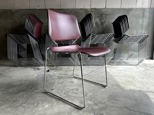 Set van 4 Matrix stoelen – Thomas Tolleson voor Krueger – 70s