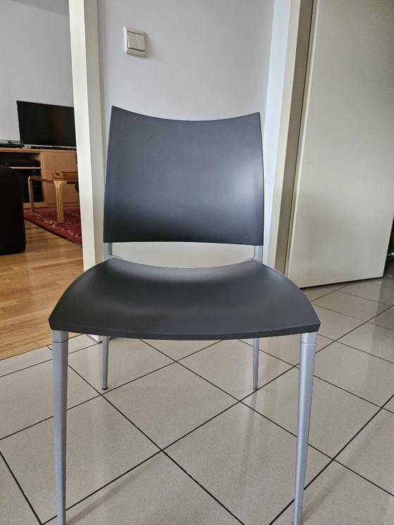 Image 1 of Lote de 4 Chaises Design Italien - Desalto "Sand" (Pocci & Dondoli)