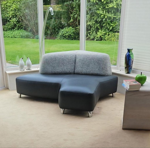 Leolux Archipel leather sofa