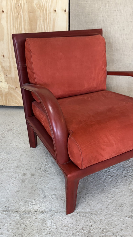 Image 1 of 2x Roche Bobois Leather Seat
