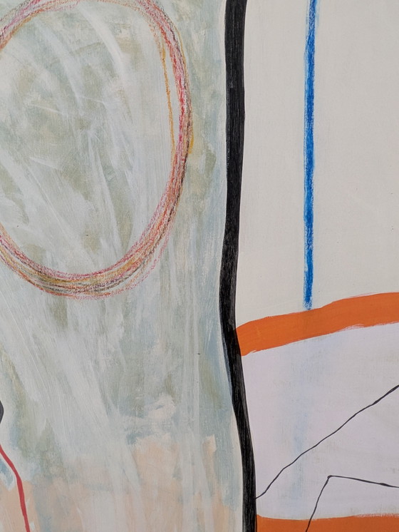 Image 1 of tableau « Février rassemble péniblement ses jours » (Marc Neys)