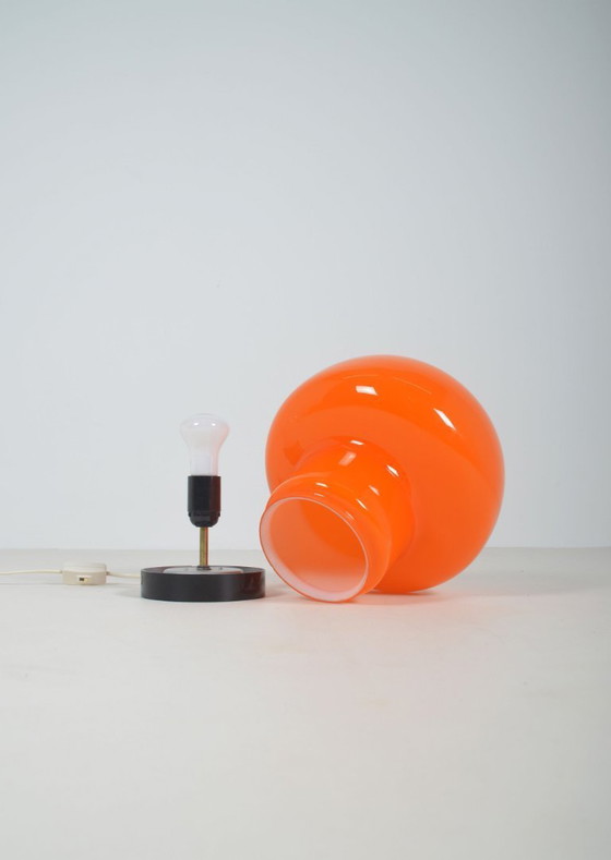 Image 1 of Lampe champignon en verre de style futuriste, par Peill & Putzler, années 1970