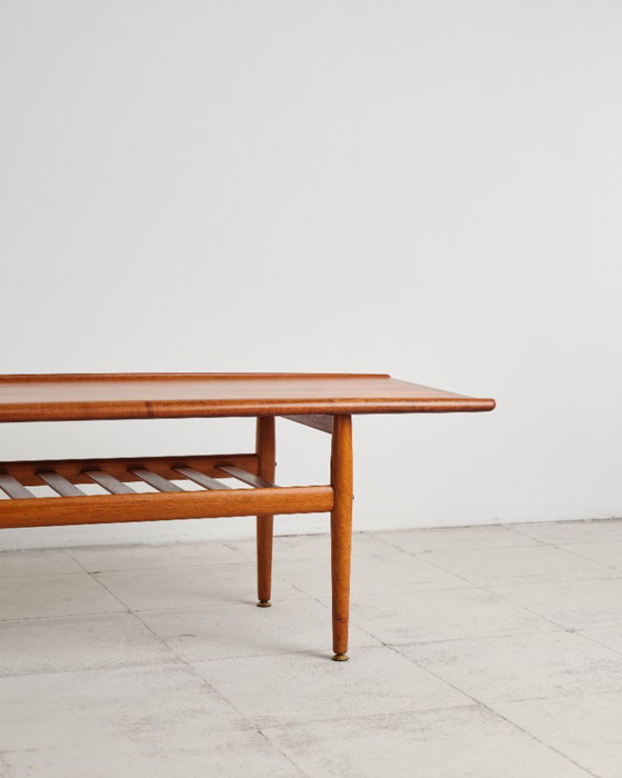 Danish Teak Wood Coffee Table by Grete Jalk, Mid-Century Design 1950s – Glostrup Møbelfabrik (photo 12 of 19)