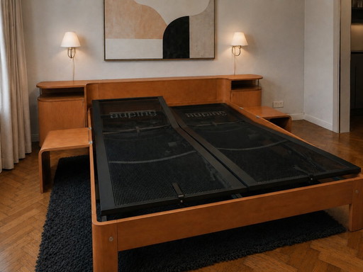 Auping Auronde 180 x 210 elektrisch verstelbaar kersen