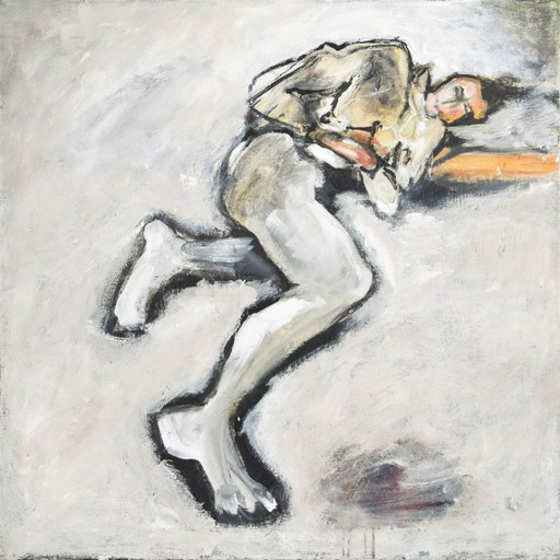 Helen Nieuwendijk (1946) - Anderzijds - 2000 - Acrylic on canvas - 73 x 73 cm
