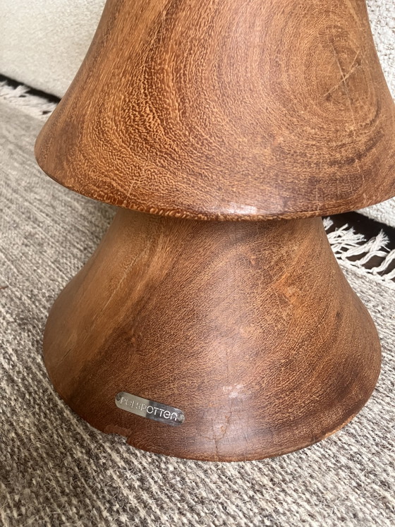 Pols Potten Skirt Stool / Side table Wood (photo 2 of 8)