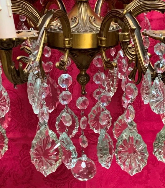 Kroonluchter – Crystal, Brass (photo 11 of 11)