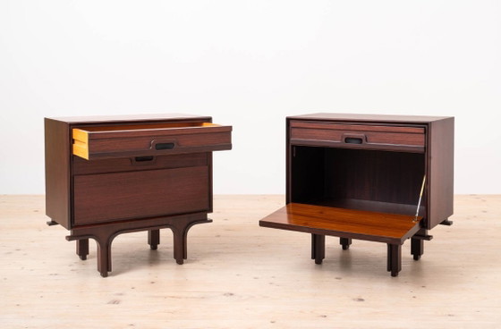 Coppia di comodini italiani attribuiti a Bernini, Italia, circa 1965 – Wood (photo 4 of 13)