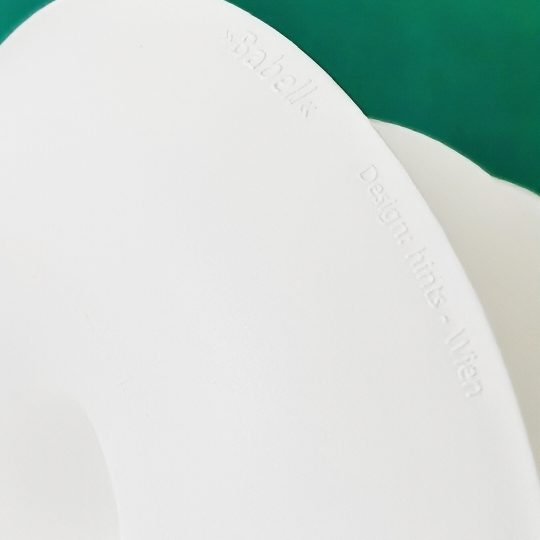 Image 1 of Étagère vintage Koziol Babell : étagère de service empilable blanche des années 1990