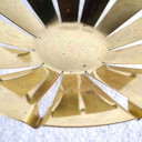 Vintage brass small dish from the 1970s, mid-century modern design