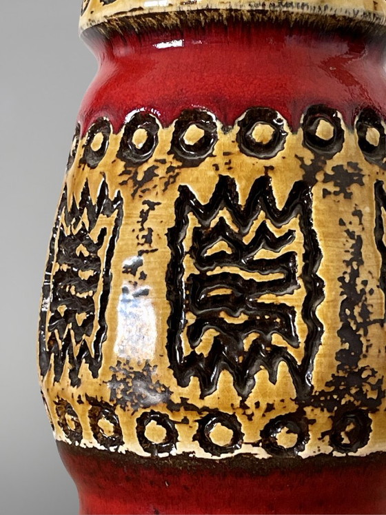 Jarrón Ü-Keramik Uebelacker 1400/30 West Germany años 60 – 30 cm – Jarrones, Ceramic (photo 4 of 8)